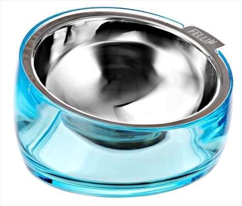 Felli Pet NPA3SB4-1-50Z Oblik 5.5 In. Superb Pet Bowl  Sapphire 