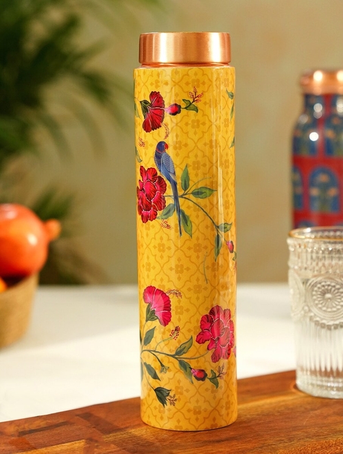 Mustard Yellow Copper Bottle 950ml