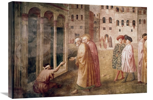 Global Gallery GCS-278412-30-142 30 in. Healing of the Cripple Art Pri