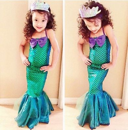 the mermaid tail princess ariel dress cosplay