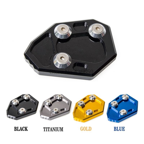CNC Kickstand Side Stand Plate Pad for BMW S
