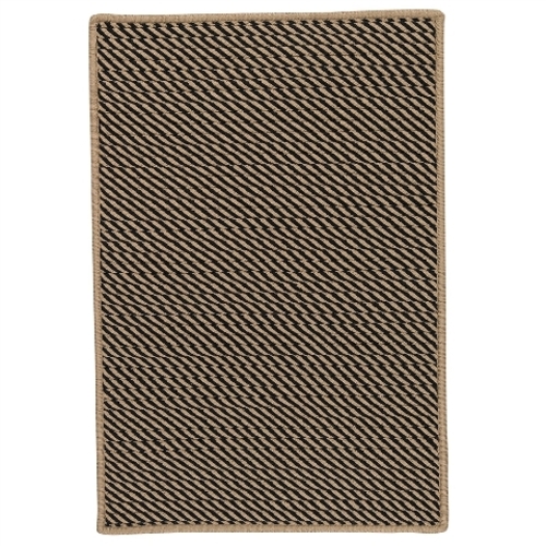 Colonial Mills Rug IM13R024X144S 2 x 12 ft. Point Prim Braided Rug  Bl