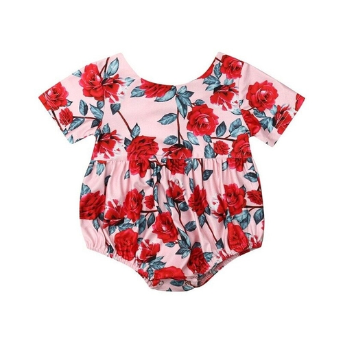 UK Summer Newborn Infant Baby Girls Clothes Short