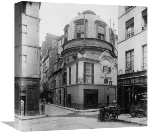 Global Gallery GCS-455105-16-142 16 in. Paris, 1898 - The Old Scho