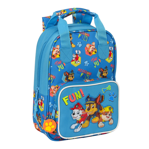 School Bag The Paw Patrol Friendship Blue (20 x 28 x 8 cm)