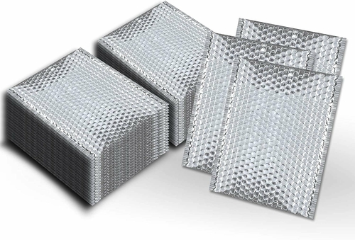 Pack of 50 Thermal Insulated Bubble Mailers 11x15 Food Grade Padded