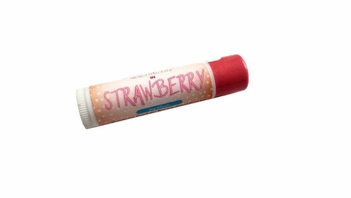 Lip Balm-All Natural Lip Balm-Strawberry Lip Balm-Lip Gloss-Chapstick
