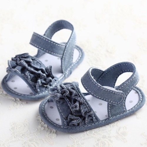 Girls baby lace sandals soft-bottom baby shoes