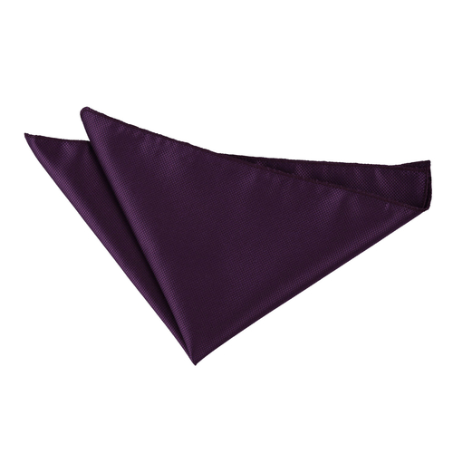 Solid Check Handkerchief - Cadbury Purple