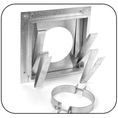 M & G Duravent 5GVRS 5 Inch  Square Type B Vent Firestop Support