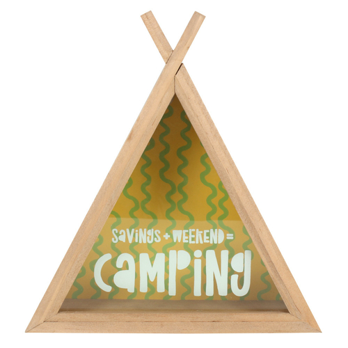 Camping Fund Teepee Money Box
