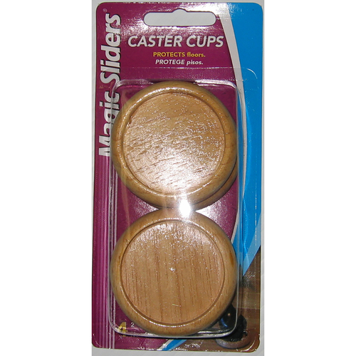 Magic Sliders 5865480 2 x 2 in. Oak Plastic Protective Pads - 4 per Pa