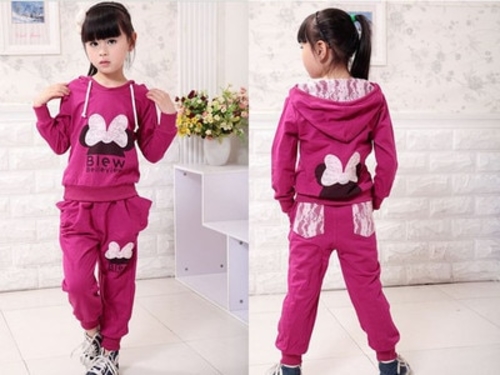 girl sport wear Baby Clothing Set girls sport