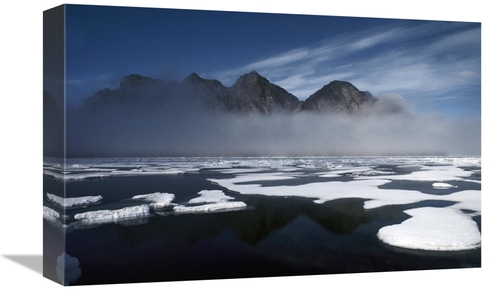 Global Gallery GCS-397847-1218-142 12 x 18 in. Ice Floes in Pond Inlet