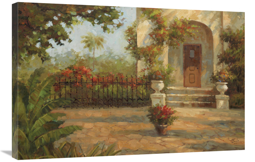 Global Gallery GCS-127073-2436-142 24 x 36 in. Santiagos Courtyard Art