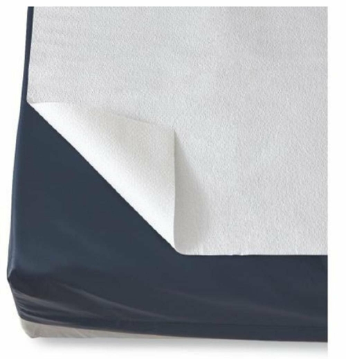 Disposable Stretcher Sheets 40" x 90". Pack of 50 White Poly/Tissue