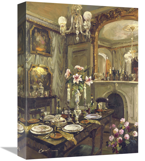 Global Gallery GCS-115307-1216-142 12 x 16 in. The Dining Room Art Pri