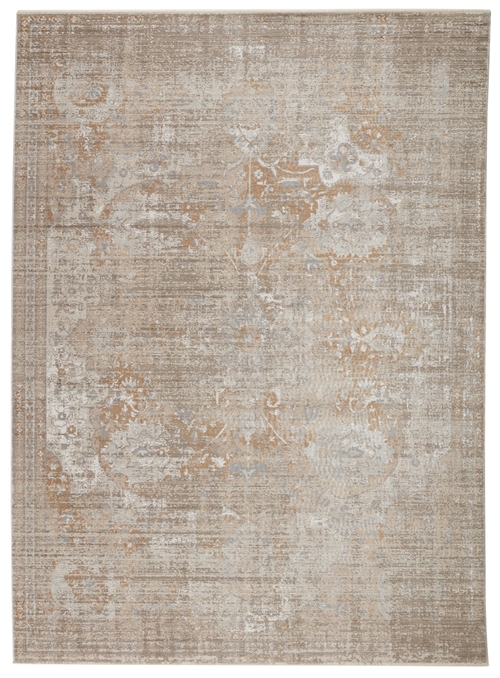 Vibe by Jaipur Living RUG148927 Aubin Medallion Beige & White Area Rug