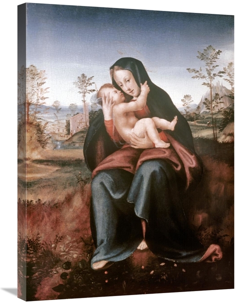 Global Gallery GCS-276676-30-142 30 in. Madonna & Child Art Print - Fr
