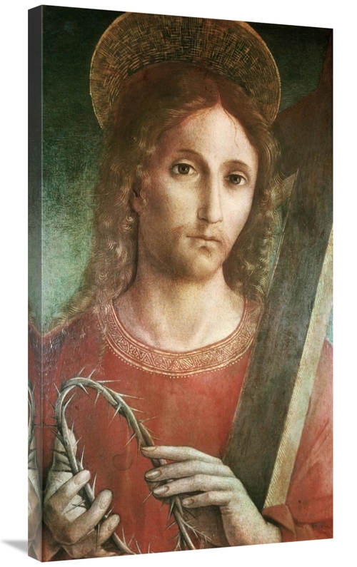 Global Gallery GCS-279310-36-142 36 in. Jesus with Cross & Crown of Th