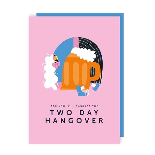 Two Day Hangover Card (Pack of 6)