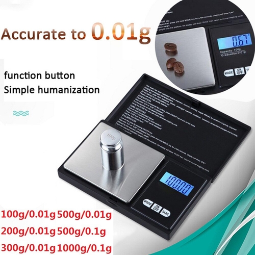 Urijk 0.01/0.1g Precise Digital Kitchen Scale