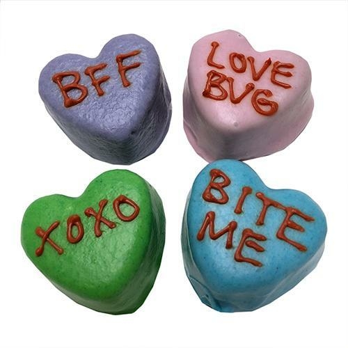 Bubba Rose Biscuit bkhecb Candy Heart Cake Bites - Case of 12