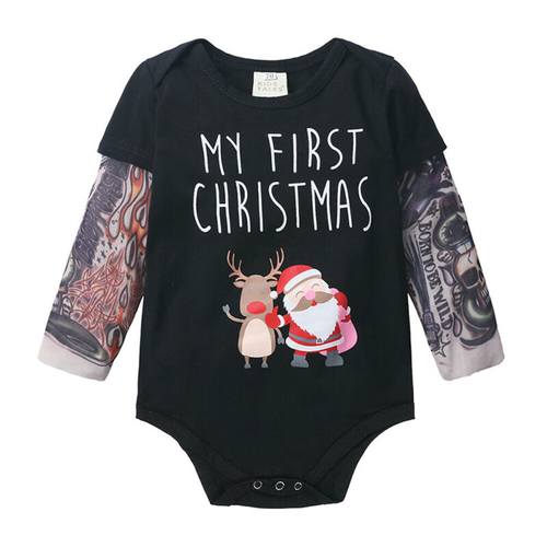 Pudcoco Autumn Xmas Newborn kids Baby Girl Boy