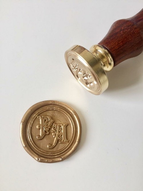 Wedding Wax Seal Stamp with initials