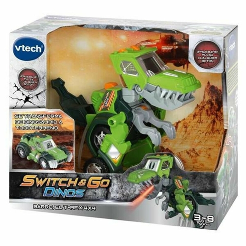 Transformer Car Switch Go Dino Barro T-rex 4x4 Vtech 3480-197222