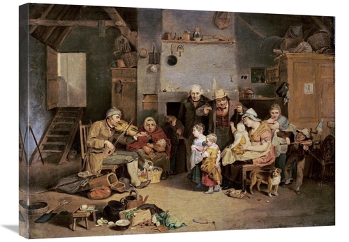 Global Gallery GCS-268200-30-142 30 in. The Blind Fiddler, After W