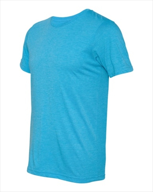 Bella-Canvas C3413 Unisex Short Sleeve T-Shirt - Aqua Triblend, Sm