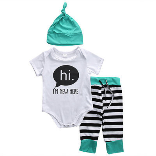 Casual Newborn Baby Boys Girls Clothes