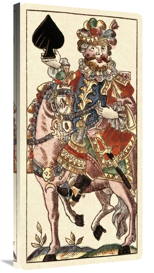 Global Gallery GCS-455058-1836-142 18 x 36 in. Knight of Spades - Baue