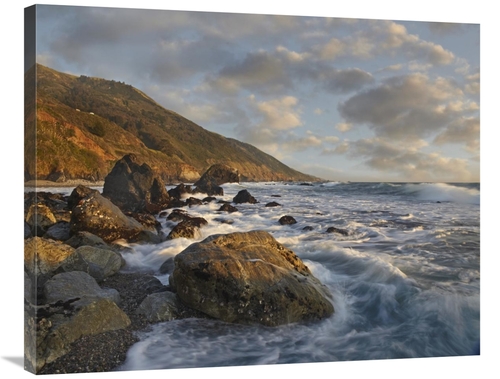 Global Gallery GCS-396226-2835-142 28 x 35 in. Beach at Kirk Creek Bea