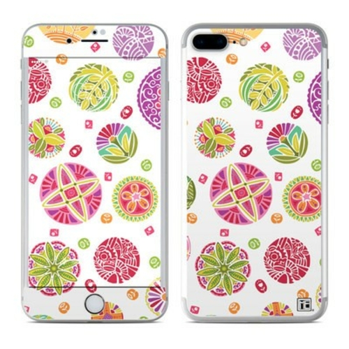 DecalGirl AIP7P-RNDFLWRS Apple iPhone 7 Plus Skin - Round Flowers