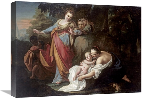 Global Gallery GCS-281891-22-142 22 in. The Finding of Moses Art Print