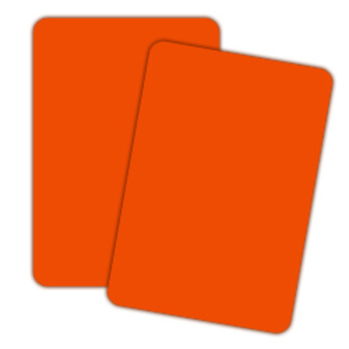 DIY Industries 15-1900-2448-628 PVC Board 24 x 48 in. Orange- 1 Piece