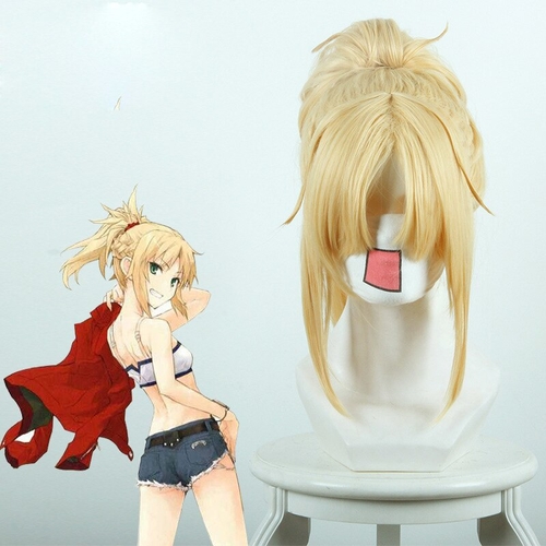 High Quality Anime Fate/Apocrypha Mordred Wig Heat