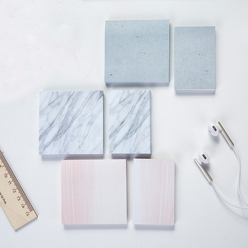 1PC Retro 75 Pages Marble Sticker Stick Marker