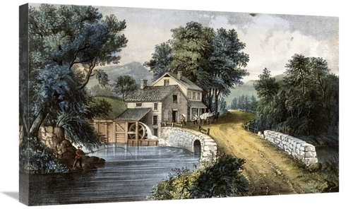 Global Gallery GCS-277200-30-142 30 in. Roadside Mill Art Print - Curr