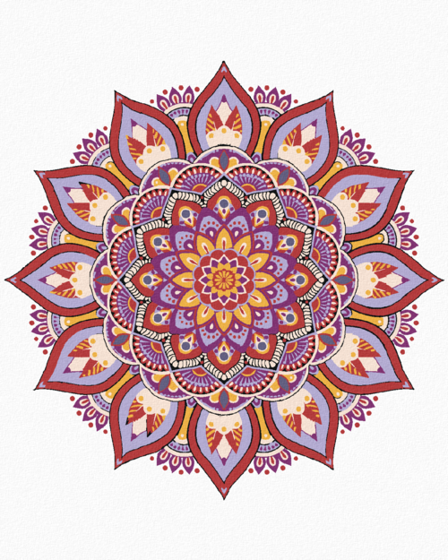 Paint by Numbers - MANDALA IV