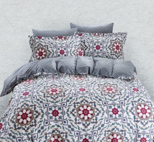 Dolce Mela DM493T Twin Size Duvet Cover Sheets Set - Poppies
