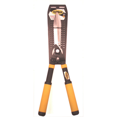 Yoho 567435 12 in. Hedge Shear, Black & Yellow
