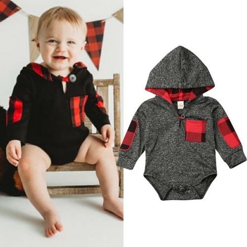 Pudcoco Autumn Newborn Baby Girl Boy Clothes Long