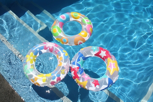 Swim Ring Printed 50cm (3 Assorted Colours)