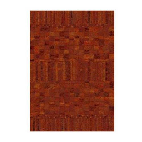 Eclipse Red Wood Home Rug