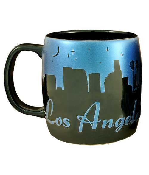 Americaware SMLAC06 Los Angeles 22 oz Night Sky Silhouette Mug