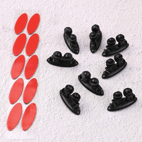 8Pcs/lot Adhesive Cable Winder Car Interior Cable