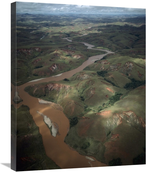 Global Gallery GCS-398524-2228-142 22 x 28 in. Deforested & Deeply Ero